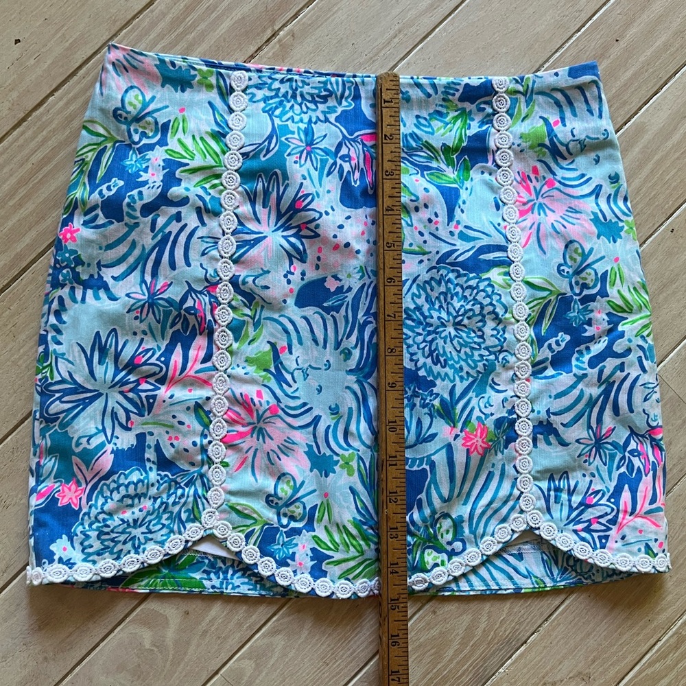 NWT Lilly Pulitzer Patty Skort Lion Around - 0 - Picture 12 of 14